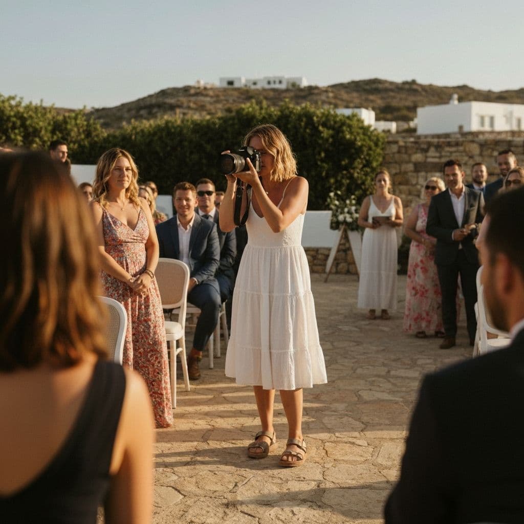 Agaata photographing a session in Cyprus